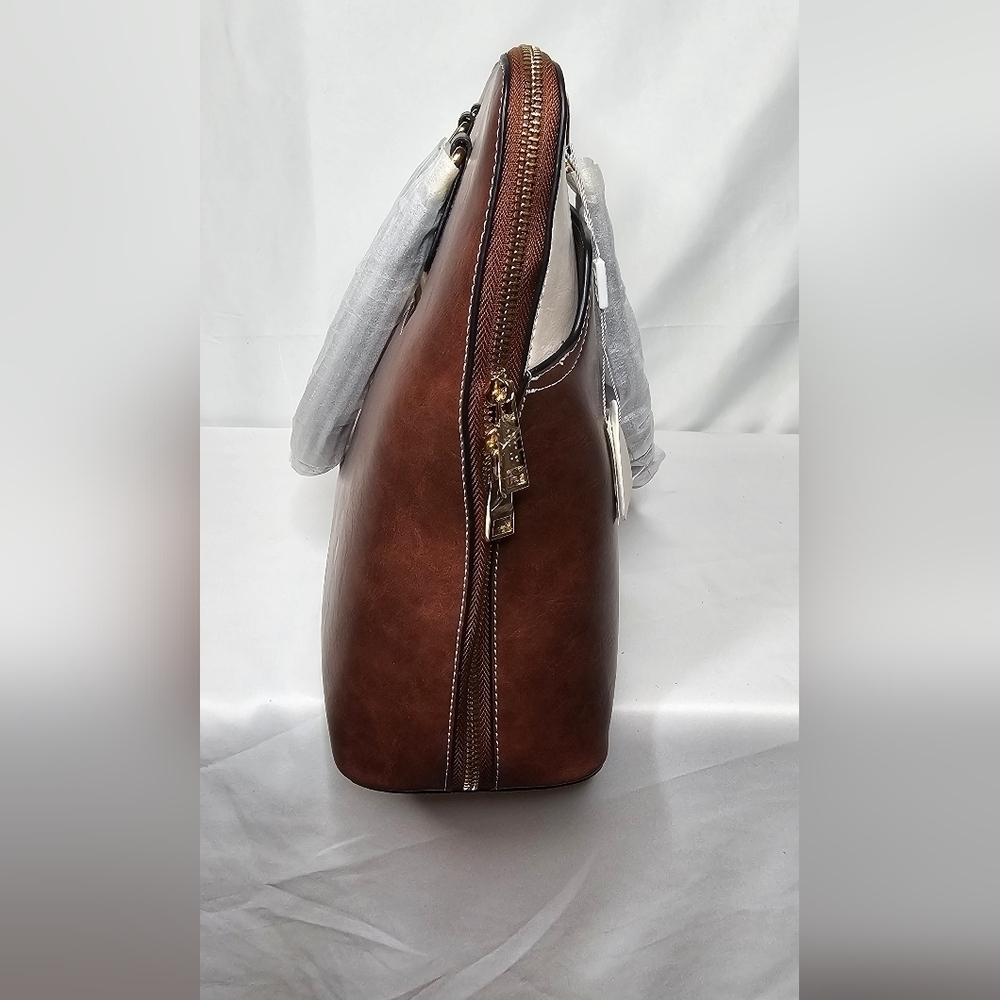 CLUCI Leather Briefcase for Women 15.6 Inch Laptop Business Vintage Slim Ladies - Picture 9 of 11